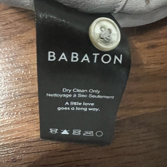 NWOT Babaton Silk Taupe Dress - Picture 6 of 7
